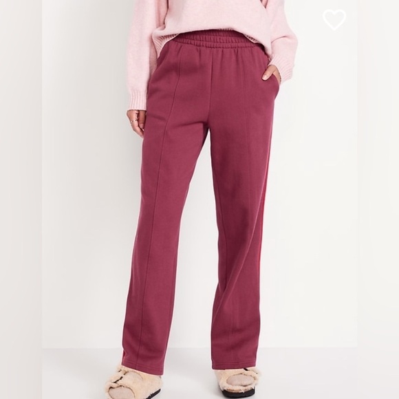 Old Navy Extra High-Waisted Sosoft Wide Leg Track Running Warm-Up Pull On Pants - Picture 1 of 8